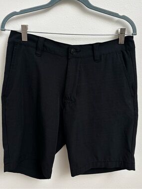 Banana Republic Men’s Black Flat-Front Shorts Swim Trunks Athletic Shorts 32